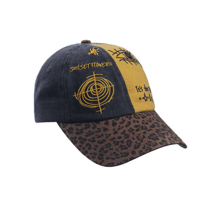 Men's Artistic Mixed Fabric Baseball Cap Kalsten