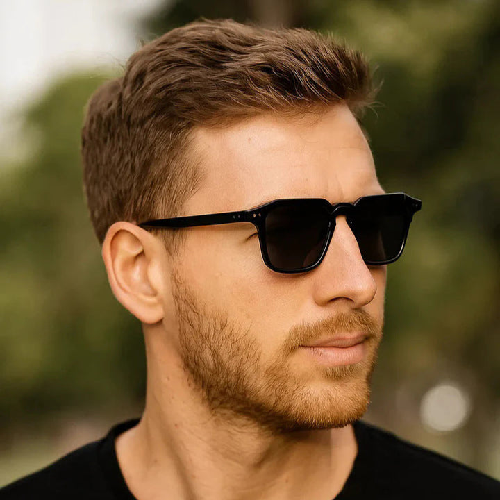 Men's Retro-Inspired Bold Square Sunglasses Kalsten