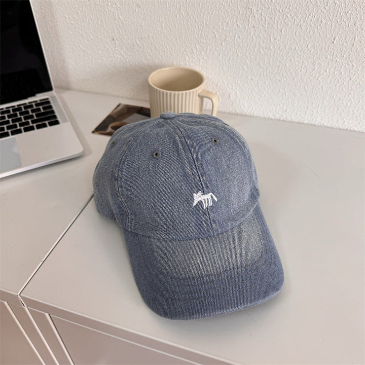 Men's Casual Graphic Denim Baseball Cap Kalsten
