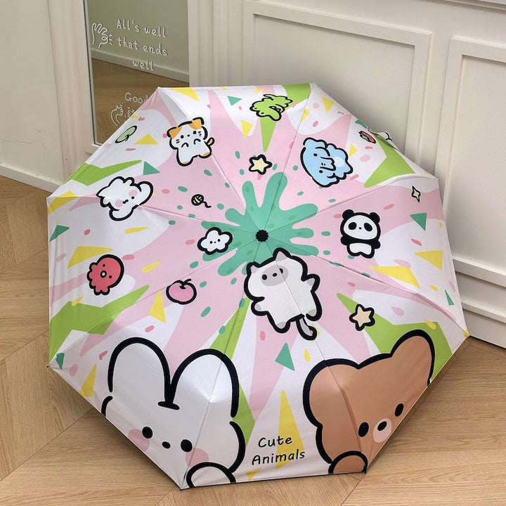 Women Foldable Cosmetic Bag with Colorful Design Kalsten