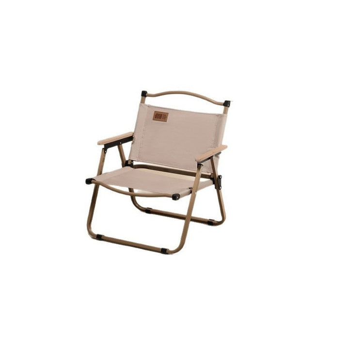 Foldable Outdoor Chair With Wooden Armrests Kalsten