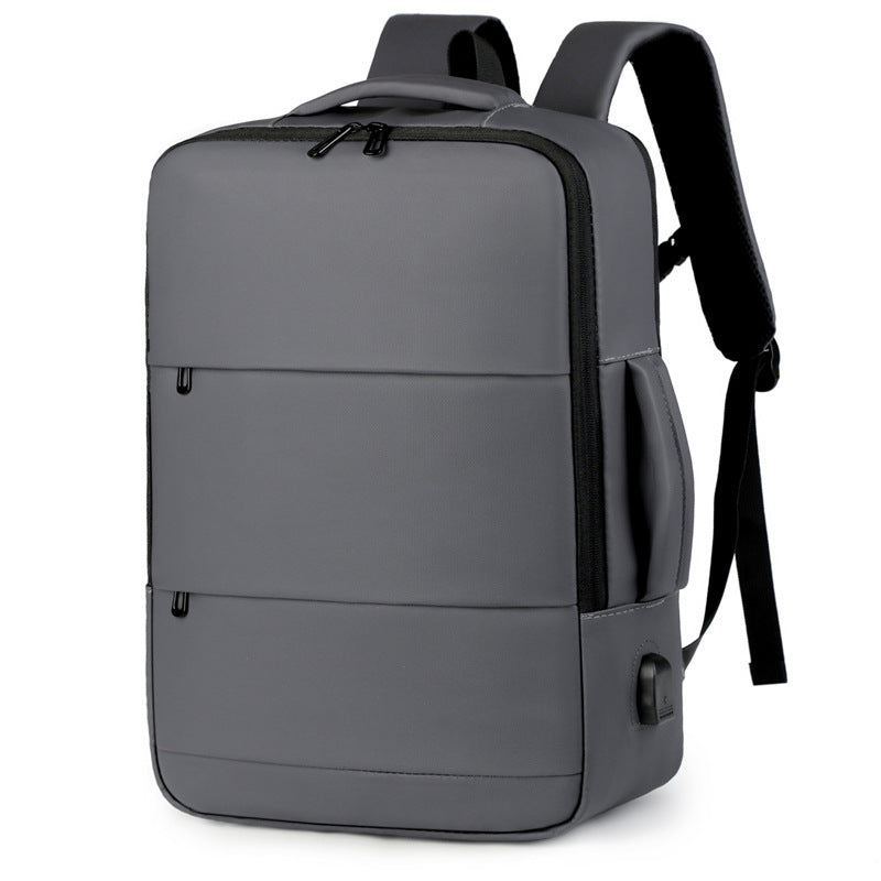 More modern laptop backpack with practical USB connection and innovative compartment system Kalsten