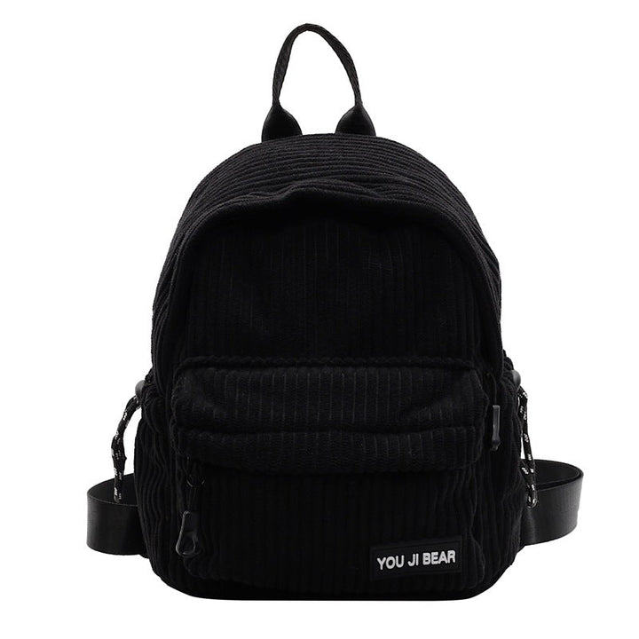 Corduroy Compact School Backpack Kalsten