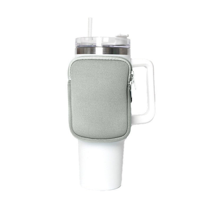 Unisex cup holder with practical pocket Kalsten