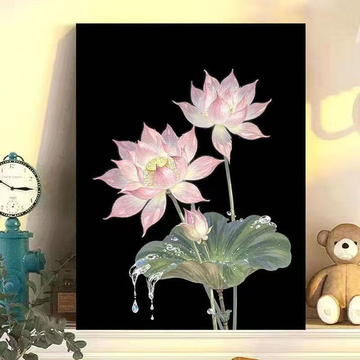 Wisteria Floral Canvas Art Kalsten