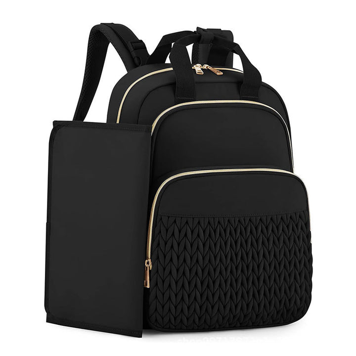 Fashionable backpack with structured design and multiple compartments Kalsten