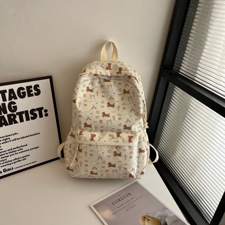 Cute Animal-Themed Graphic Backpack