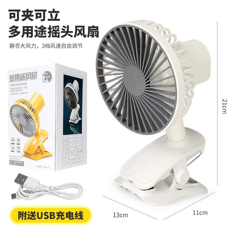 Ladies portable USB clip fan Kalsten