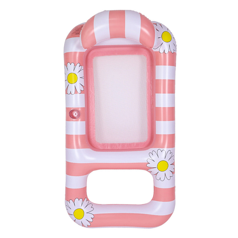 Women's Inflatable Lounger with Flower Design Kalsten