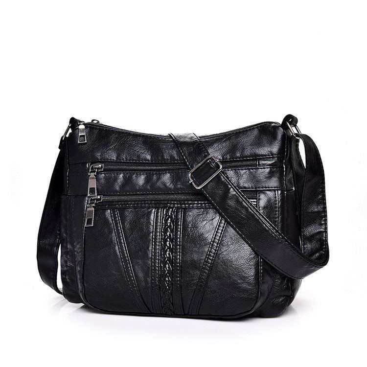 Shoulder bag made of high-quality artificial leather with various compartments Kalsten