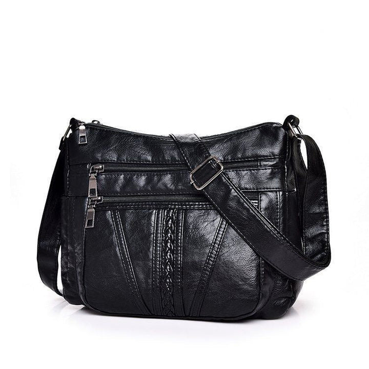Shoulder bag made of high-quality artificial leather with various compartments Kalsten