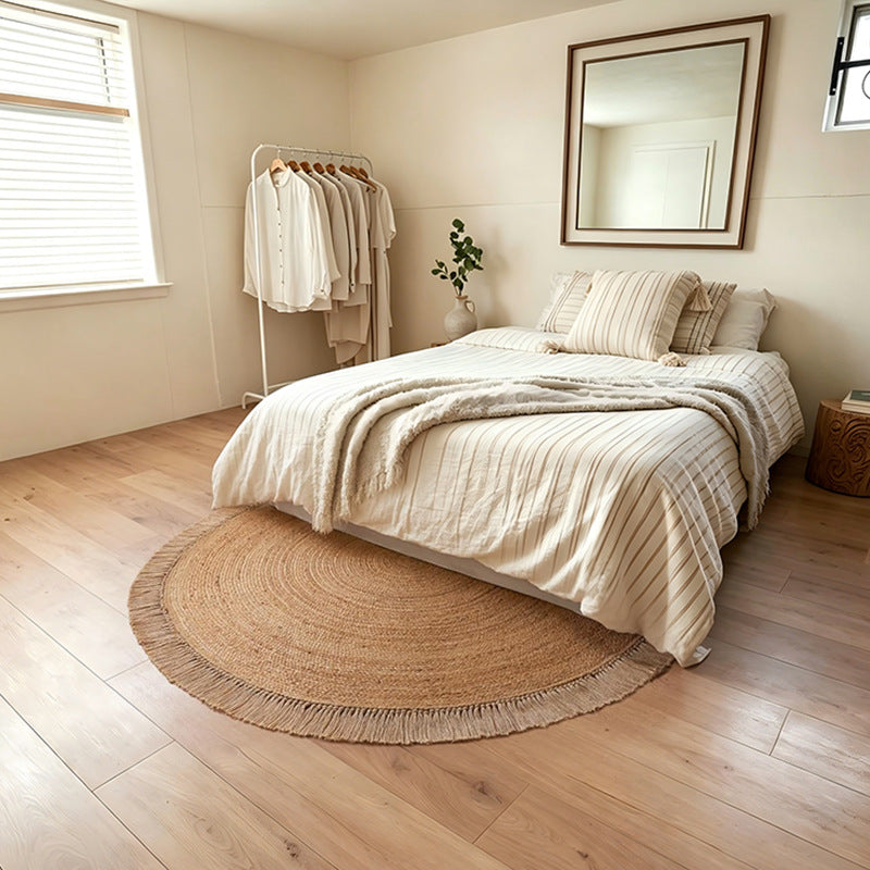 Natural Fiber Round Area Rug Kalsten