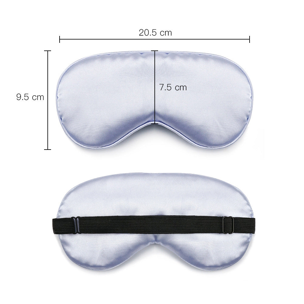 Unisex nan luxurious satin sleep mask with anatomical contour and adjustable elastic band Kalsten
