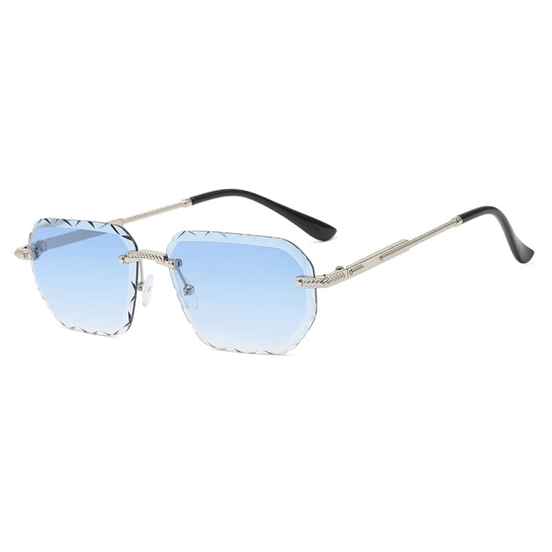 Women's geometric sunglasses with mirrored lenses and sturdy frame Kalsten