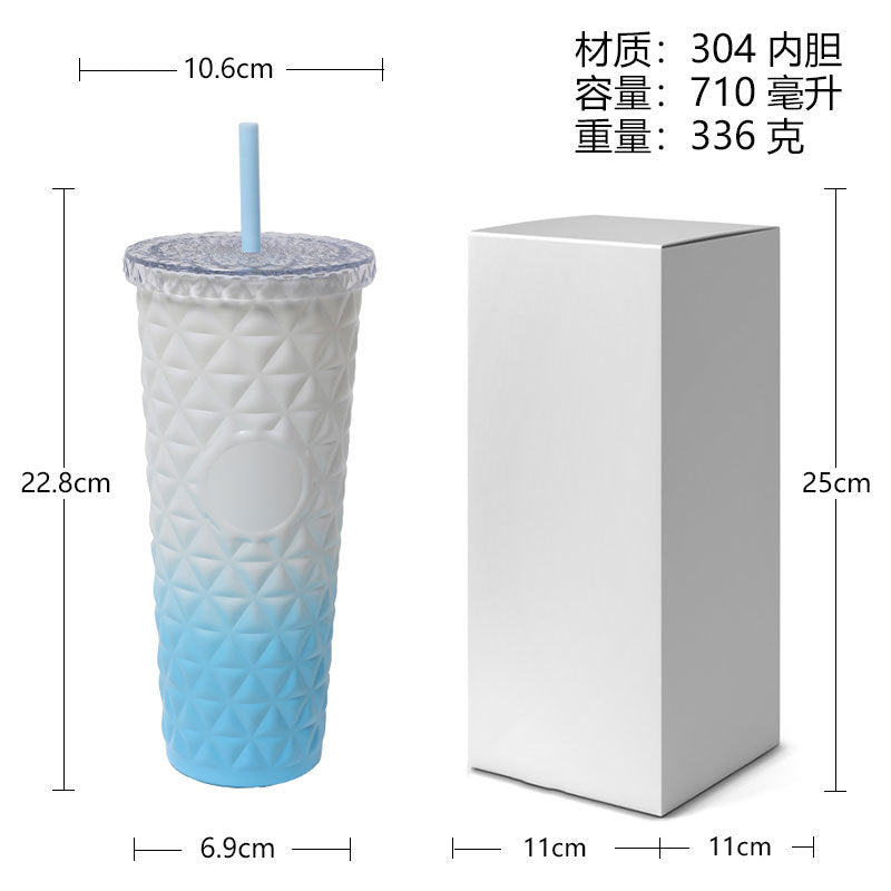 Women's modern drinking bottle with textured design Kalsten