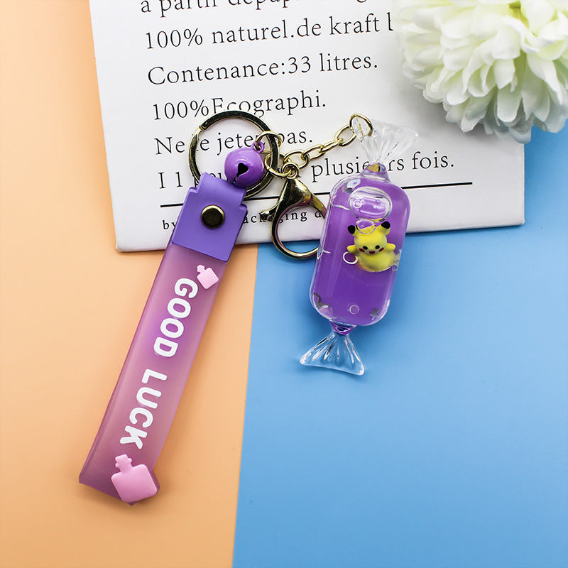 Unisex keychain with decorative cocktail design Kalsten