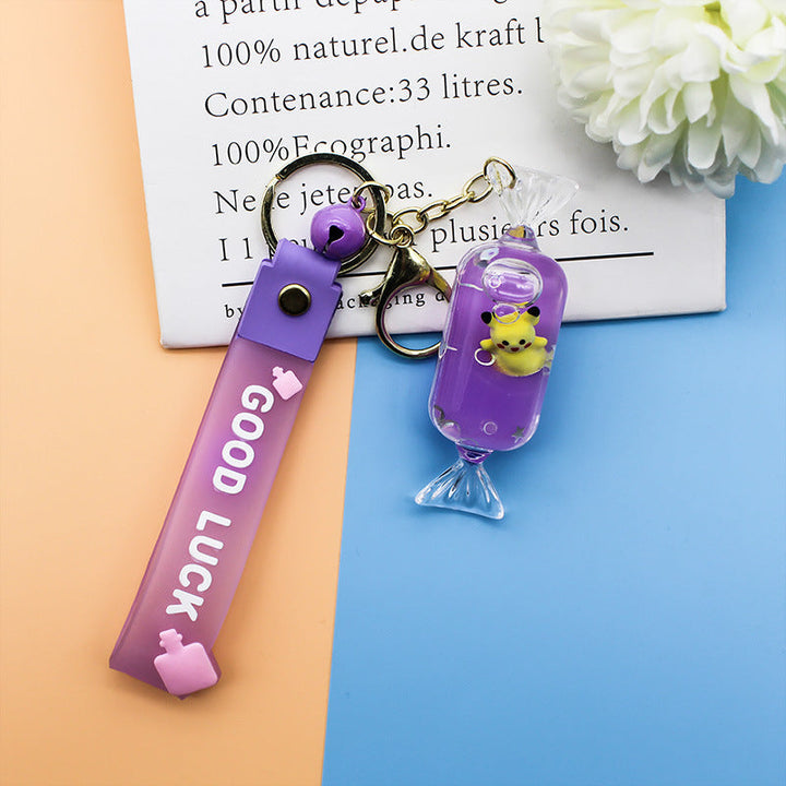 Unisex keychain with decorative cocktail design Kalsten