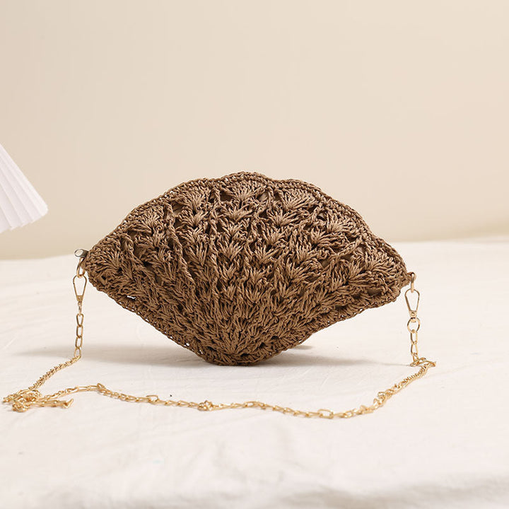 Elegant Clutch Bag in Shell Design Kalsten