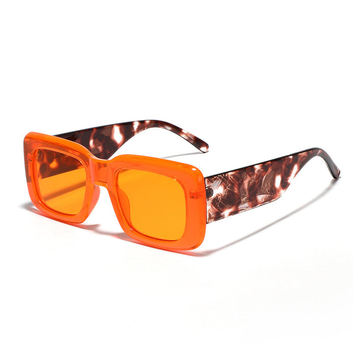 Women's modern square sunglasses with color-coordinated pattern Kalsten