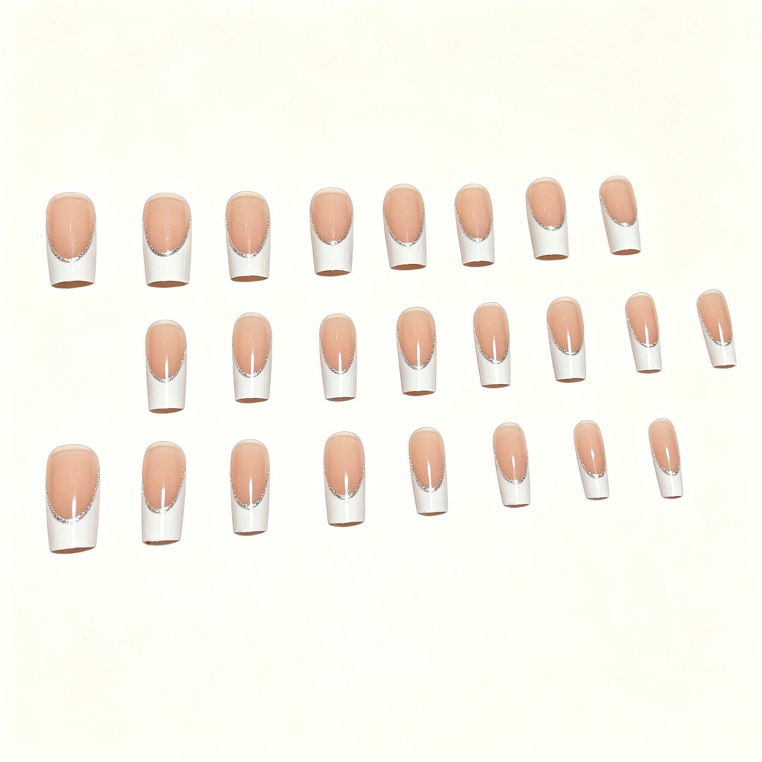 French Tip Gel Nail Art Extensions Kalsten