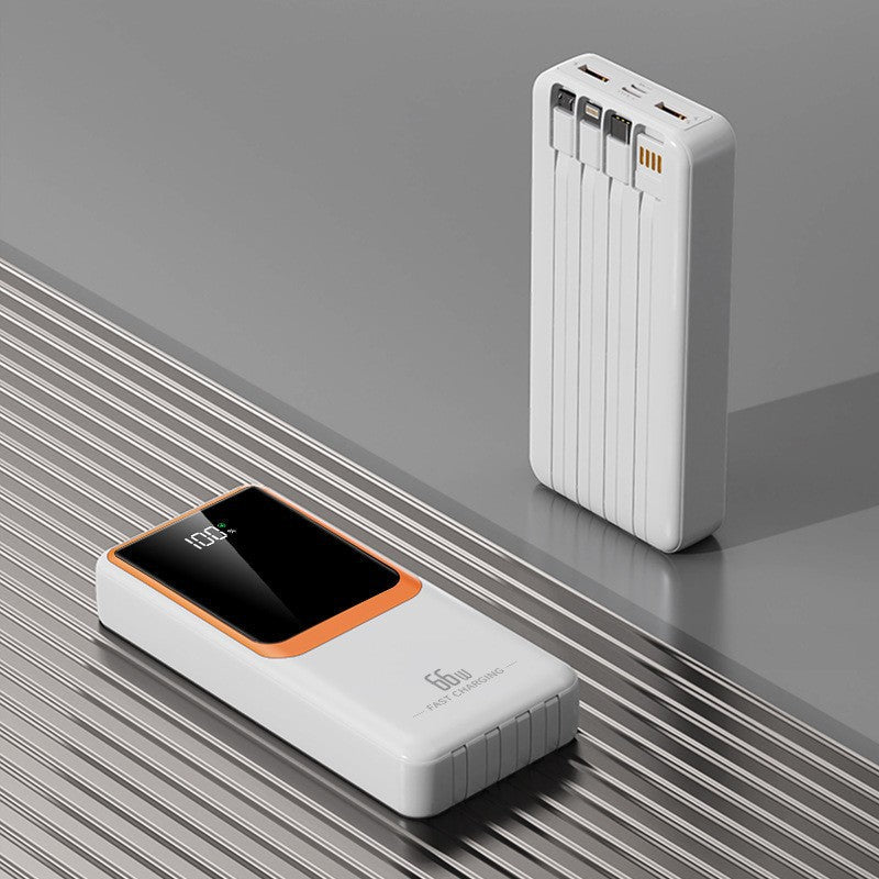 Portable power bank with 66W fast charging technology and LCD display Kalsten
