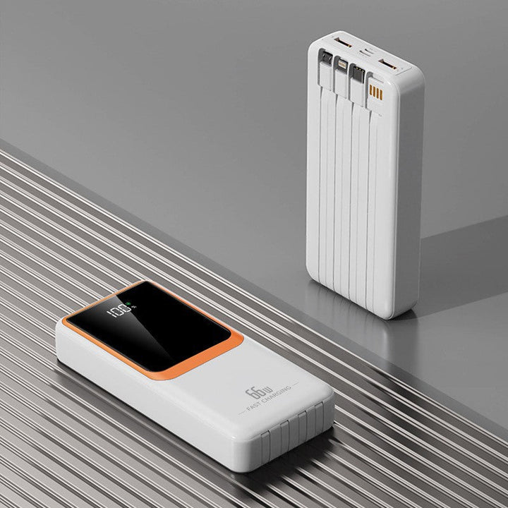 Portable power bank with 66W fast charging technology and LCD display Kalsten