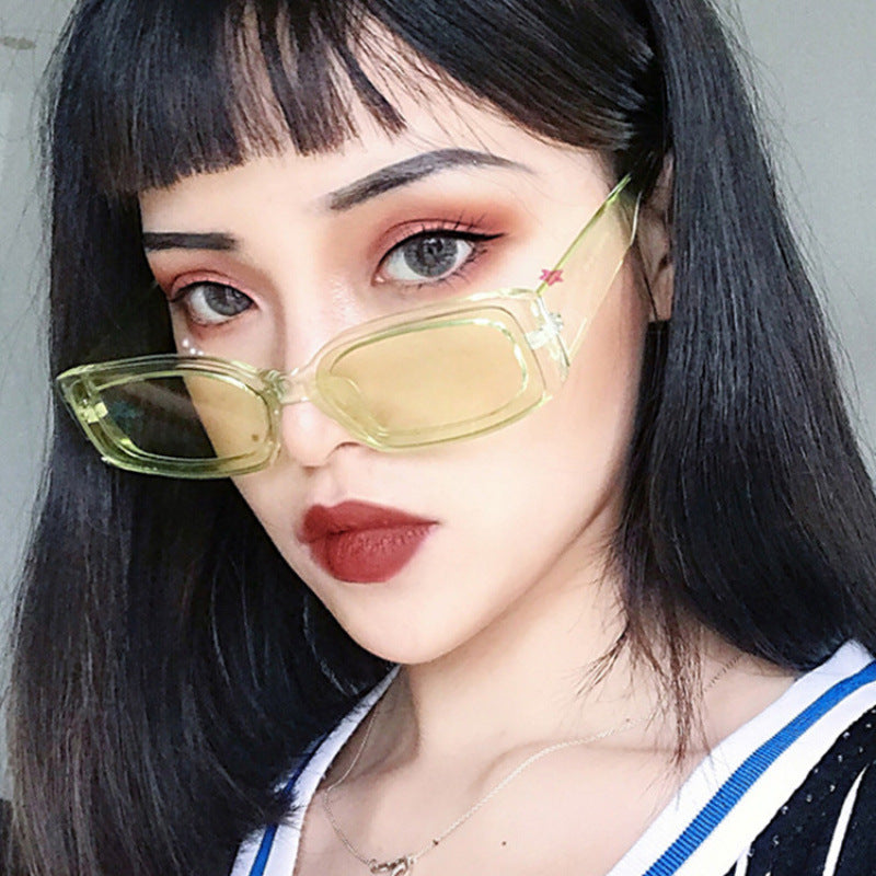 Ladies fashionable sunglasses in futuristic transparent design Kalsten