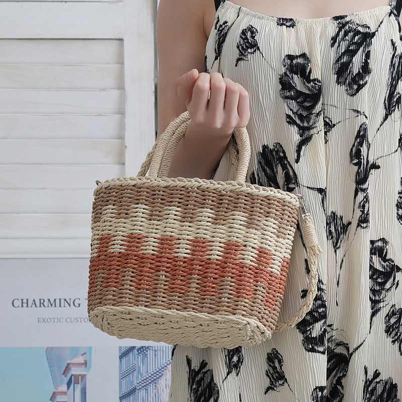 Basket bag with removable inner pocket Kalsten