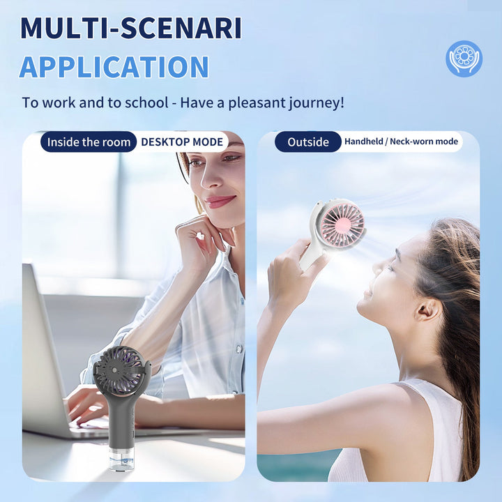 Unisex Portable Rechargeable Handheld Fan Kalsten