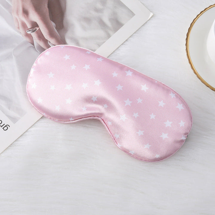 Women nan silky-soft contoured sleep mask with comfort padding and star pattern Kalsten