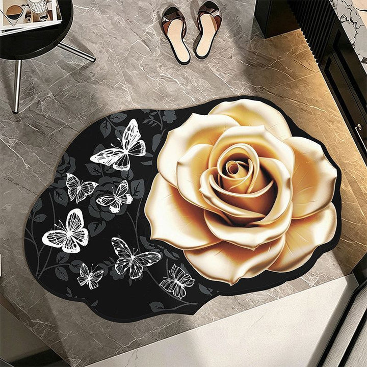 Ornate Floral Area Rug