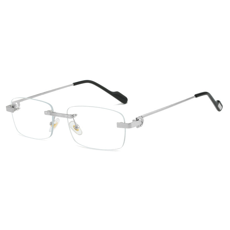 Women's fashionable rectangular sunglasses with delicate metal frame Kalsten
