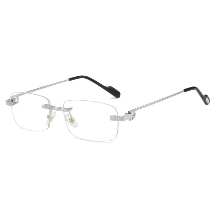 Women's fashionable rectangular sunglasses with delicate metal frame Kalsten