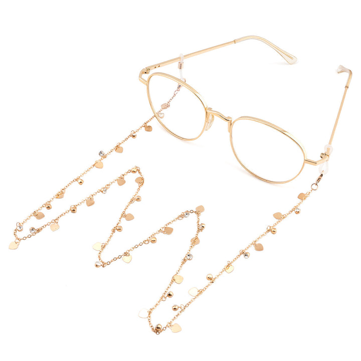 Decorative Heart-Shaped Eyewear Chain Kalsten