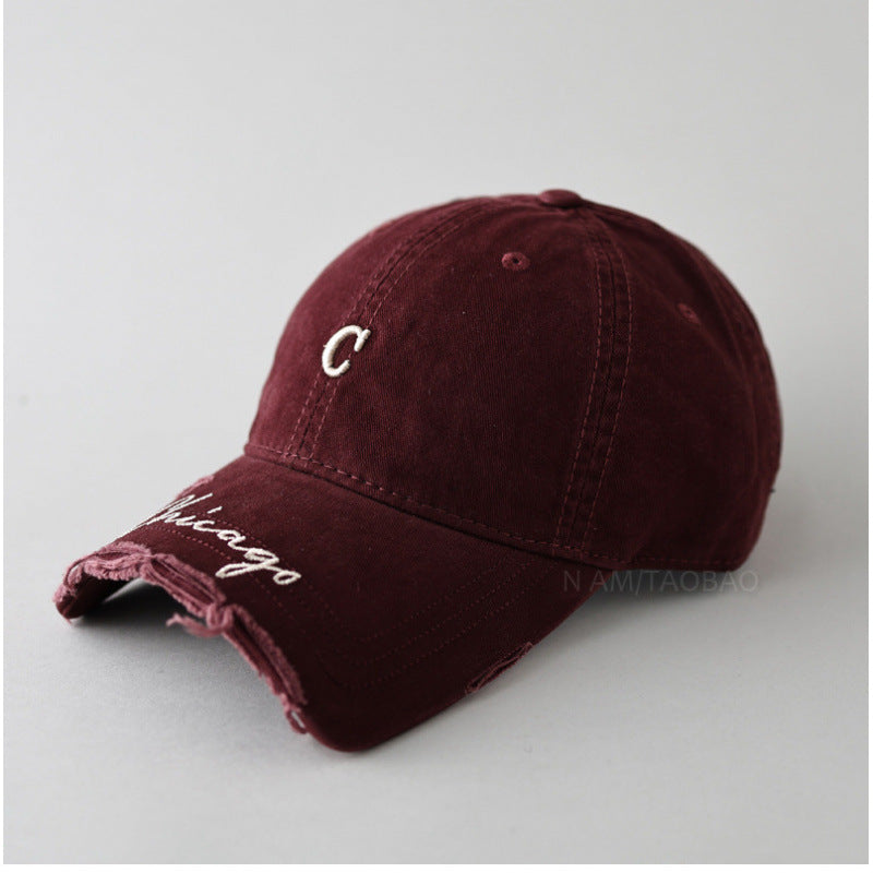 Women's Distressed Cotton Baseball Cap Kalsten 1784083462
