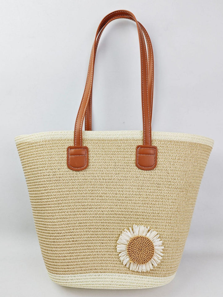 Beach bag with floral accents Kalsten