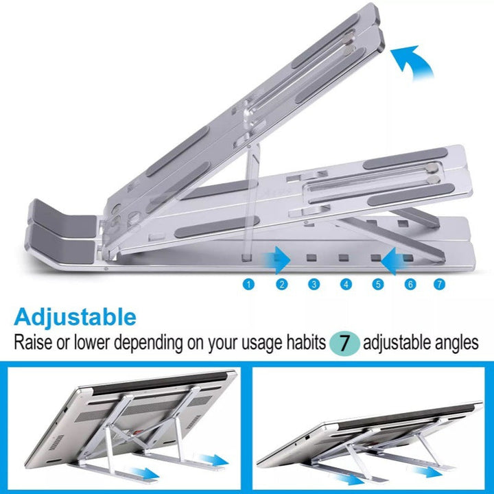 Unisex Height Adjustable Laptop Stand with Stable Construction Kalsten