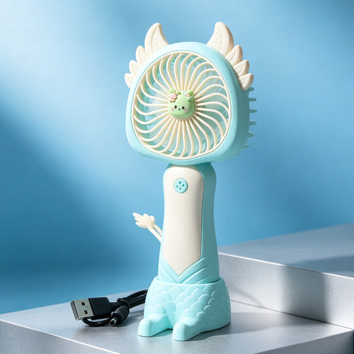 Ladies Portable Mini Handheld Fan with Cat Ears Kalsten