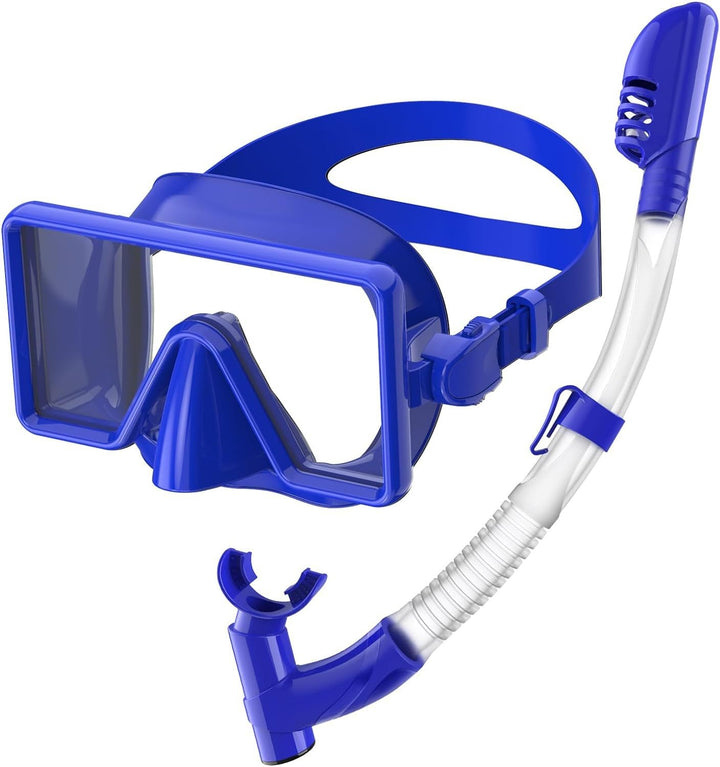 High-quality diving mask with wide field of vision and flexible snorkel Kalsten