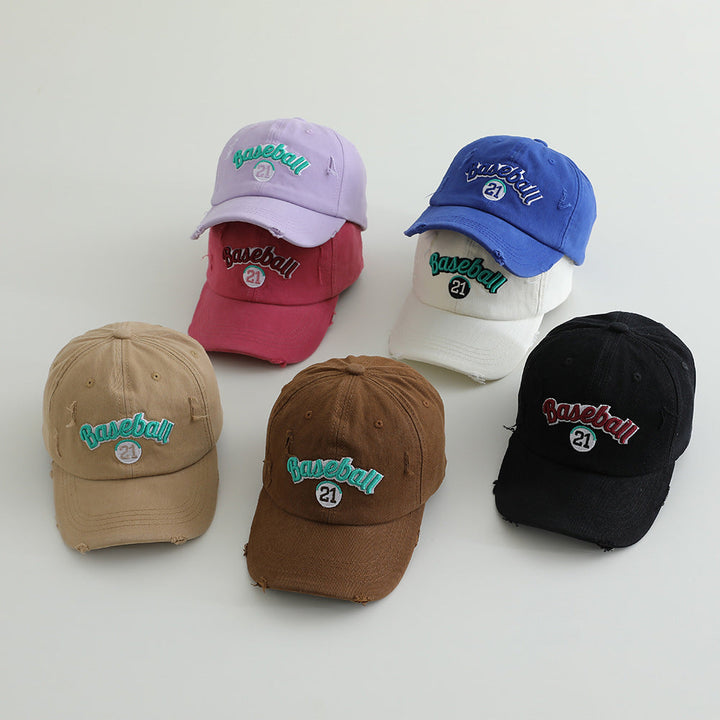 Men's Distressed Cotton Baseball Cap Kalsten