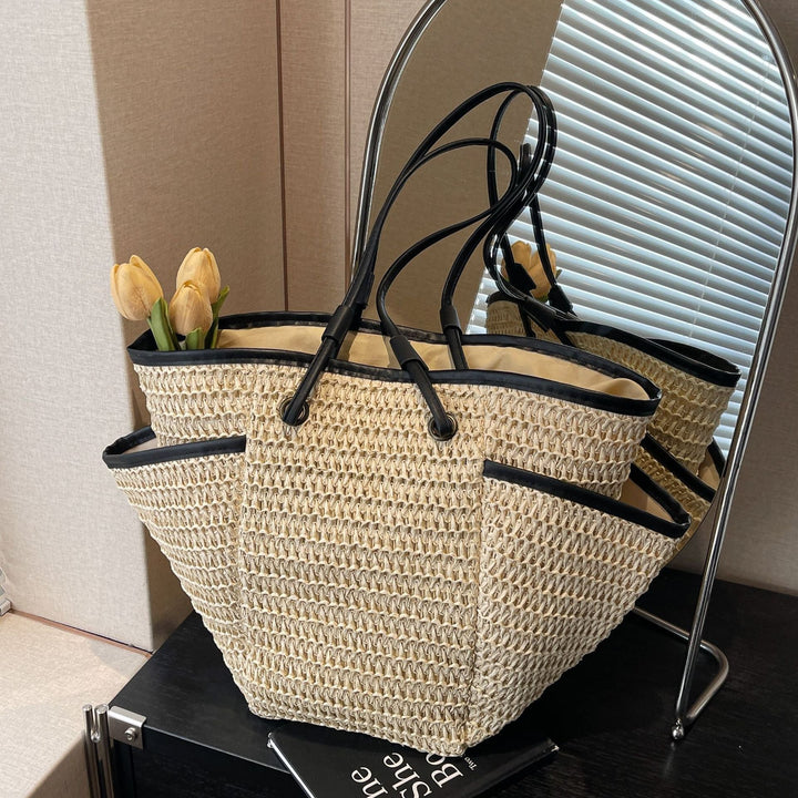 Stylish and Spacious Tote Bag with Multi-functional Compartments Kalsten