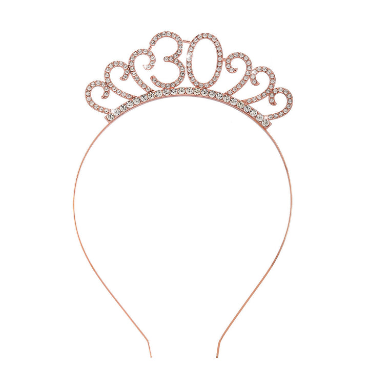Ladies Crystal Tiara with Custom Designed Number Motif Kalsten