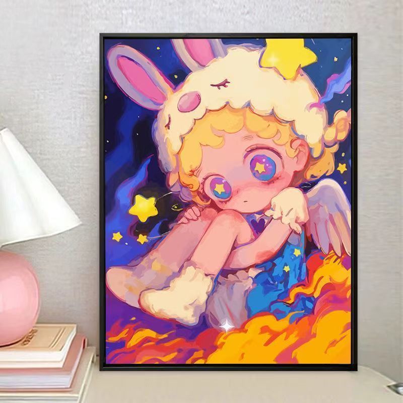 Whimsical Fantasy Character Canvas Art Print Kalsten