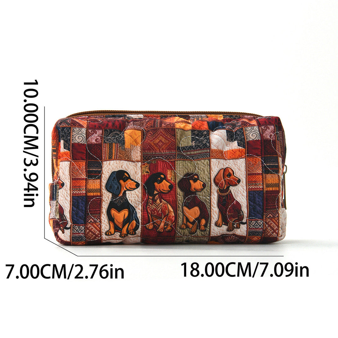 Cosmetic pouch with colorful animal design Kalsten