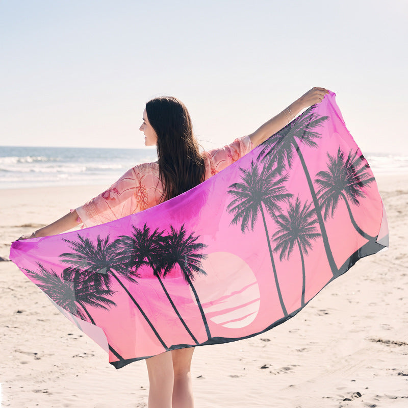 light beach towel with creative jellyfish design Kalsten