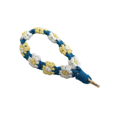 Floral Macrame Keychain Holder Acalora