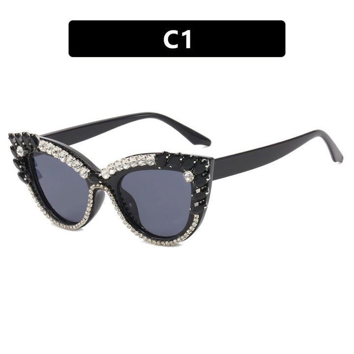 Women's extravagant Cat-Eye sunglasses with sparkling rhinestone embellishment Kalsten