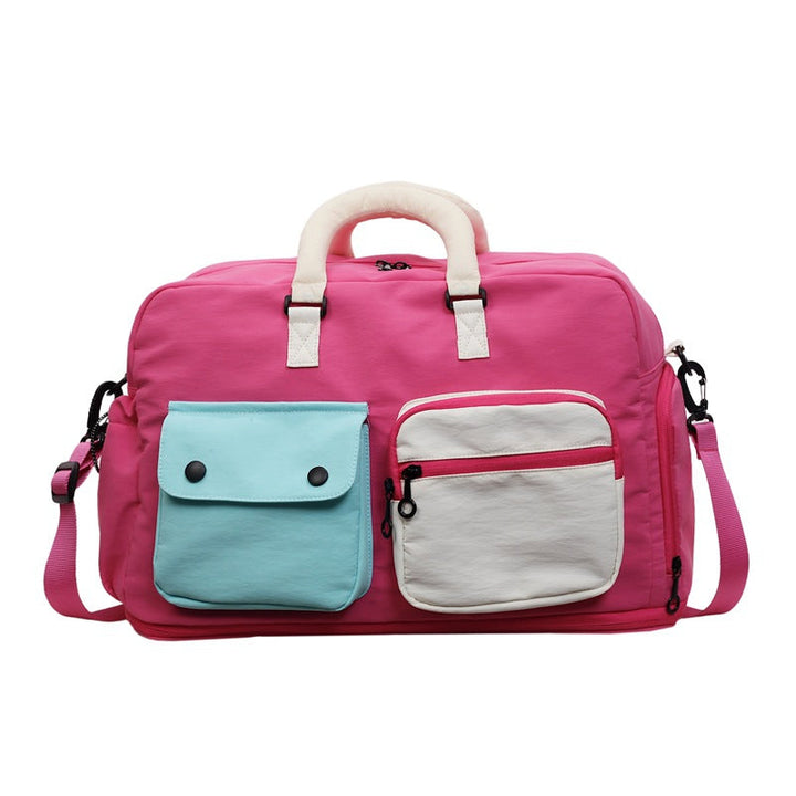 Sporty travel bag with multifunctional outer pockets Kalsten
