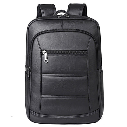 Elegant Backpack in Durable Faux Leather with Smart Compartment System Skanto