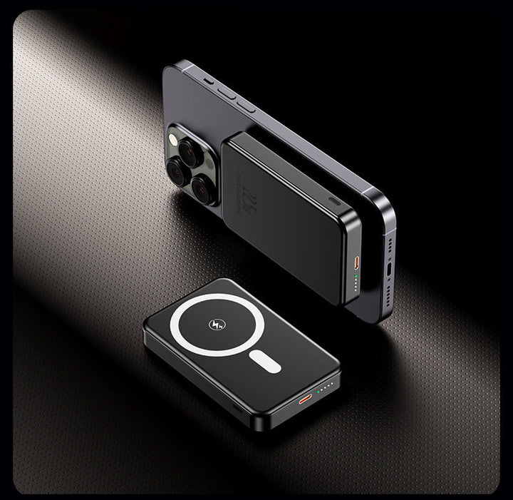 Portable induction power bank with slim design and LED display Kalsten